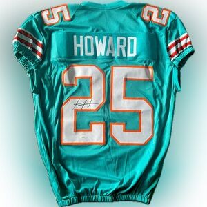 Xavien Howard Signed Autographed Miami Dolphins Football Jersey